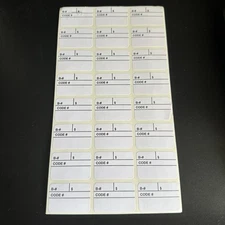 960 Removable Price Labels Tags Stickers Consignment Vendor Antique Mall 1"x1.5"