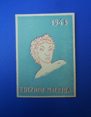 1948 Edizioni Macchia Roma Zodiac Ball Surrealism Advertising Calendar