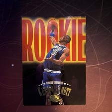 SkyBox 1995-96 Premium Rookie Roadmap Kevin Garnett Card #233 Timberwolves. rookie card picture