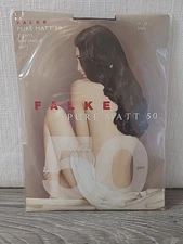 FALKE  Pure Matt 50 Semi Opaque Tights Black M/L