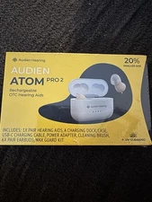 Audien Hearing Atom Pro 2 Rechargeable OTC Hearing Aid
