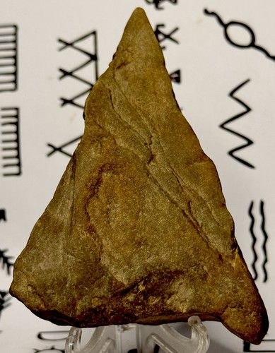 Native American Indian Authentic Artifact Stone/Tool Carved, 6.6 oz • NY - Picture 14 of 24