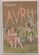 Victorian Soapine Avril Trade Card Soap Advertising Kendall Mfg Co