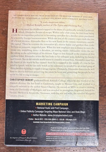 Boiling Season by Christopher Hebert (2012 Trade Paperback) Uncorrected Proof - Picture 4 of 6