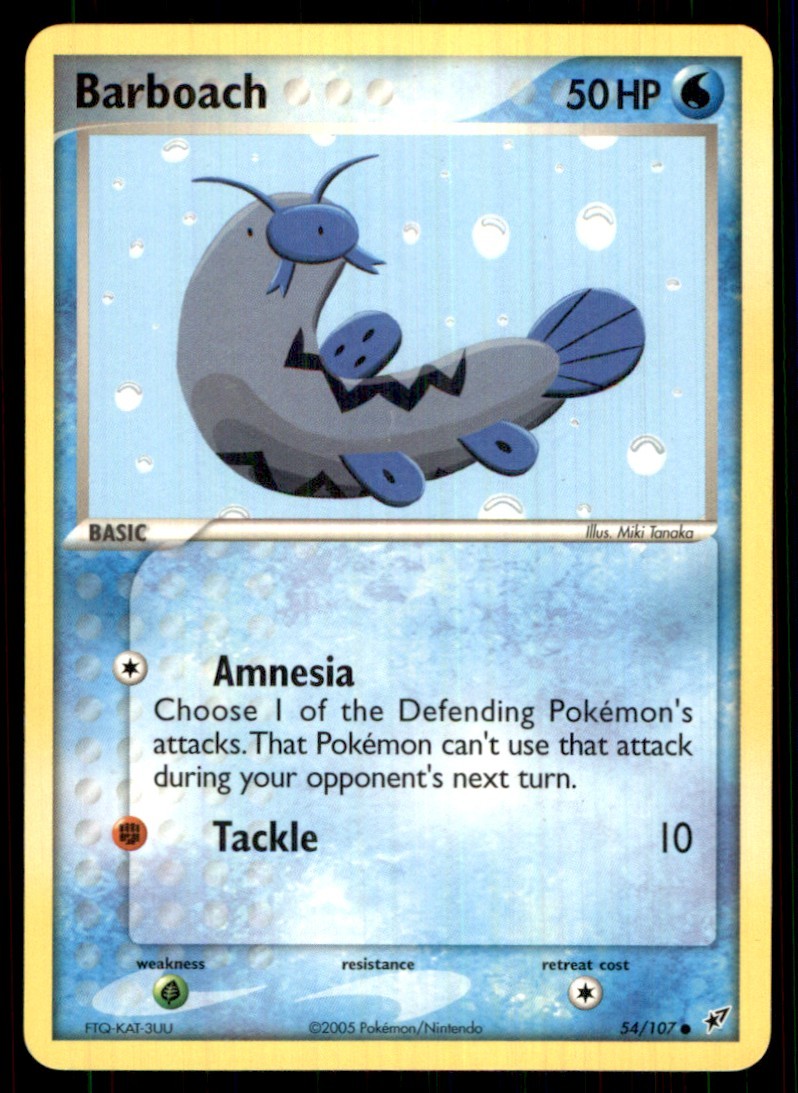 2005 EX - Deoxys Barboach Basic/Common #54