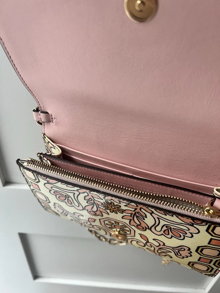 Authentic Tory Burch handbag clutch - Image 2 of 4