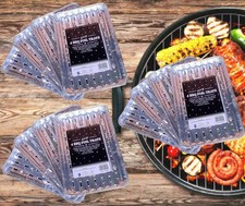 12 BBQ Foil Grill Trays Disposable Aluminum Cooking Trays Catering Serving Tray