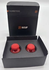 Red Scuf Concave Thumbsticks 2Pk New