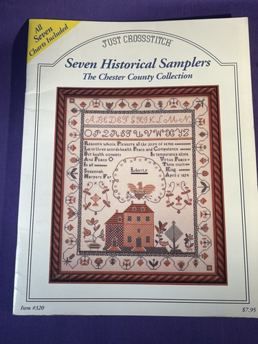 Seven Historical Samplers The Chester Country Collection Booklet Cross Stitch - Picture 2 of 9