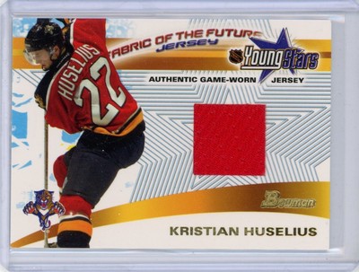 2001-02 Bowman YoungStars Relics #JKH Kristian Huselius JERSEY - PANTHERS