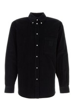 FENDI Black Corduroy Shirt New  Authentic