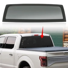 Fits 2015-2024 Ford F150 Window Glass Dark Tinted Non Heated Stationary Back