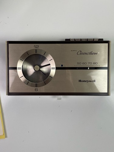 NOS rare New Vintage HONEYWELL CHRONOTHERM Model CT201A Heating Thermostat clock - Picture 16 of 24