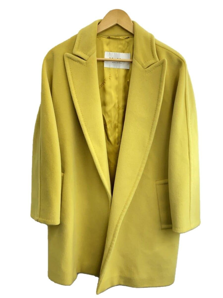 ALTRA MAX MARA Altro Cappotto Lana YLW Tinta Unita 101607936