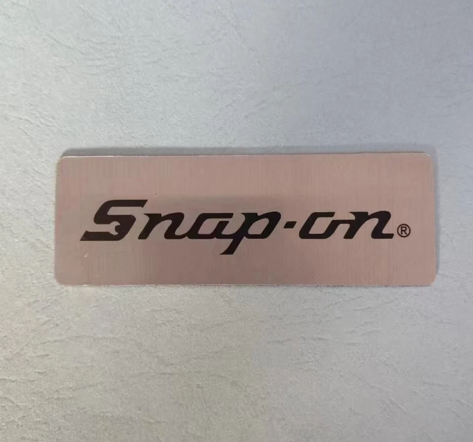 4-дюймовые ЗАЩЕЛКИВАЮЩИЕСЯ наклейки с логотипом ящика инструментов тиски значки алюминиевая эмблема клейкая наклейка - Изображение 2 из 4