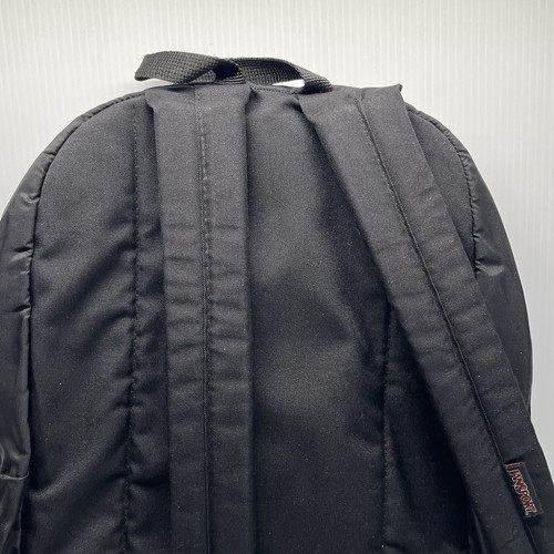 Jansport Houston Backpack Book Bag Black Student School Nylon - Picture 9 of 23