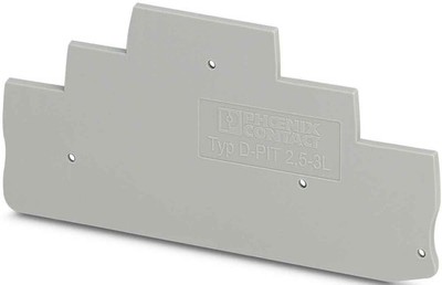 Phoenix Contact D-PT 2,5-3L Abschlussdeckel grau
