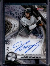 2024 Bowman's Best Jacob Gonzalez Auto #B24-JG White Sox
