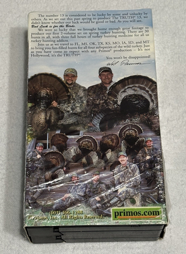 THE TRUTH 13 Türkei Jagd Primos Jagdrufe VHS 2 Tonband Set || gebraucht - Bild 3 von 5