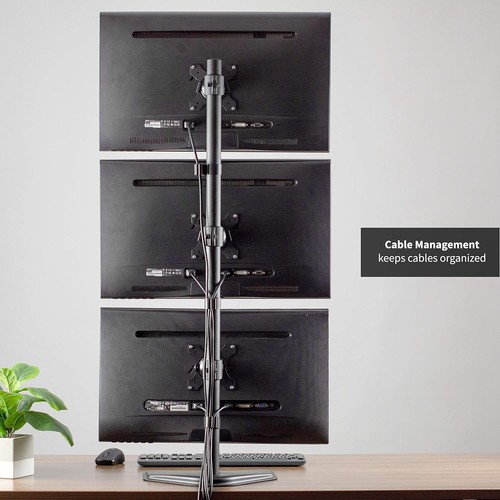 VIVO Triple Monitor Desk Stand/Mount, 27" - Picture 6 of 13