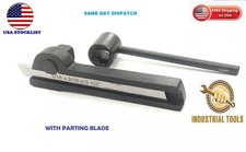 NOWY uchwyt narzędzia do cięcia tokarki odcięty i ostrze HSS 1/16"...