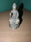 Chinese Old Buddhism Bronze Kwan-Yin Guanyin Bodhisattva Goddess Buddha Statue