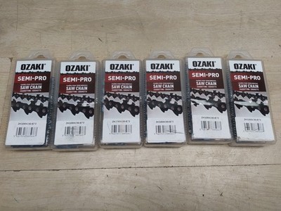 6x OZAKI Semi-Pro ZK325SC50-E72 Sägekette 0.325'' 72 TG, I38015
