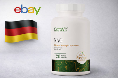 OstroVit NAC Vege 120 Tabletten Vegan 150mg N Acetyl L Cystein Glutathion XL Pro