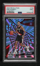 2023 Panini Revolution Rookies Sunburst 62/75 Kris Murray #124 PSA 9 MINT 11p9