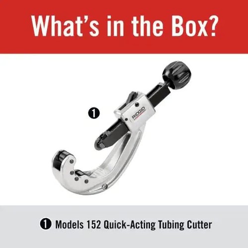 RIDGID 31642 Model 152 Quick-Acting Tubing Cutter, 1/4-inch to 2-5/8-inch Tub... - Picture 6 of 12