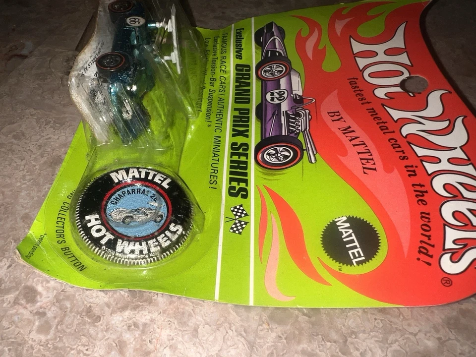 Chaparral 2G Blue 1969 Redline Hot Wheels Mattel Vintage Redline RL - Image 3 of 4