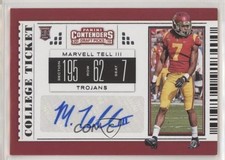 2019 Panini Contenders Draft Picks College Ticket Marvell Tell III #193 Auto 0c2