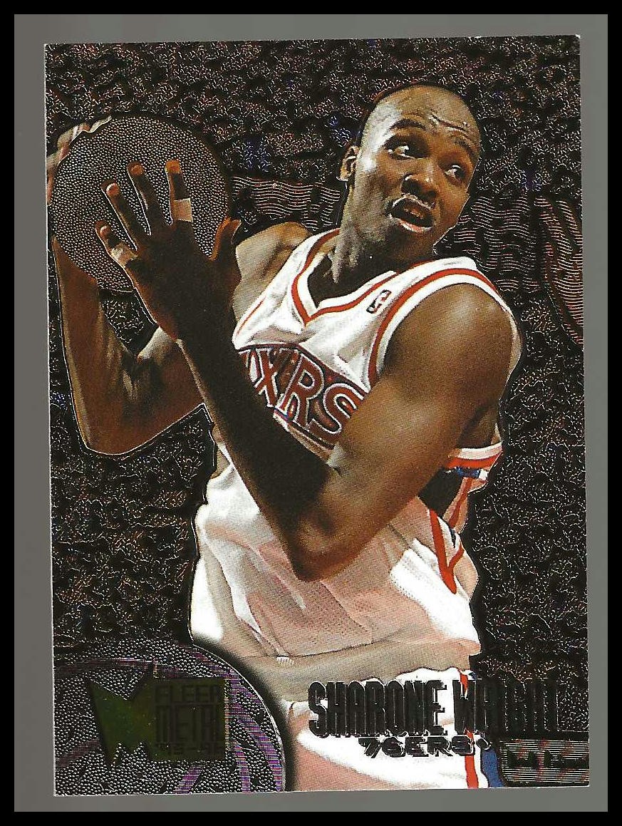 1995-96 Metal #83 Sharone Wright