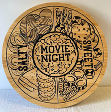 Copco Bamboo Lazy Susan Kitchen Turntable for Entertaining, Movie Night
