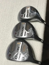 Parform Orion LH Driver 3 & 5 Fairway Woods Regular Flex Graphite Shafts NEW