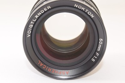 A*ね様 美品　VOIGTLANDER NOKTON 50mm f1.5 L39 VOIGTLANDER NOKTON 50MM F1.5 ASPHERICAL L39 LEICA MOUNT FROM