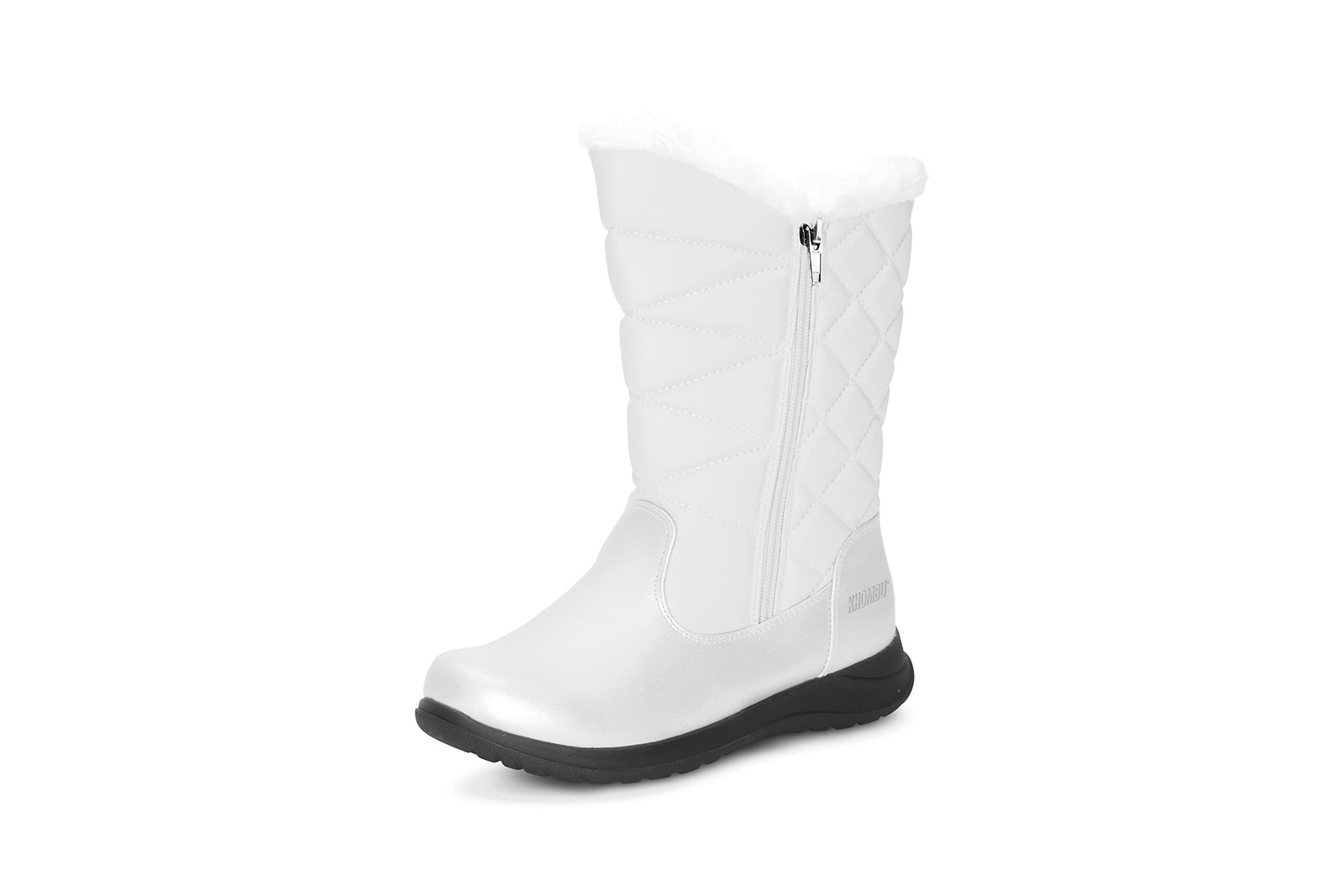 totes Women's Carly Winter Boots Warm Faux Fur-Lined Tall Mid-Calf Height