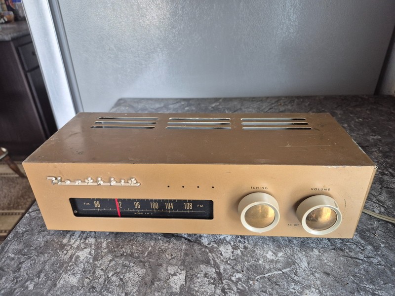 Heathkit Tube Radio Tuner Model FM 3 Powers Up