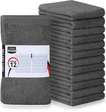 Utopia Towels Kitchen Bar Mops, Pack of 12, 16 by 19 Inches, 100% Cotton Super A