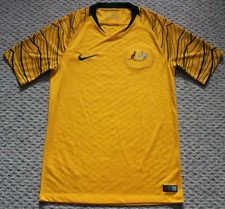 NIKE Australia National Football Team 2018 World Cup Away Jersey Small Yellow