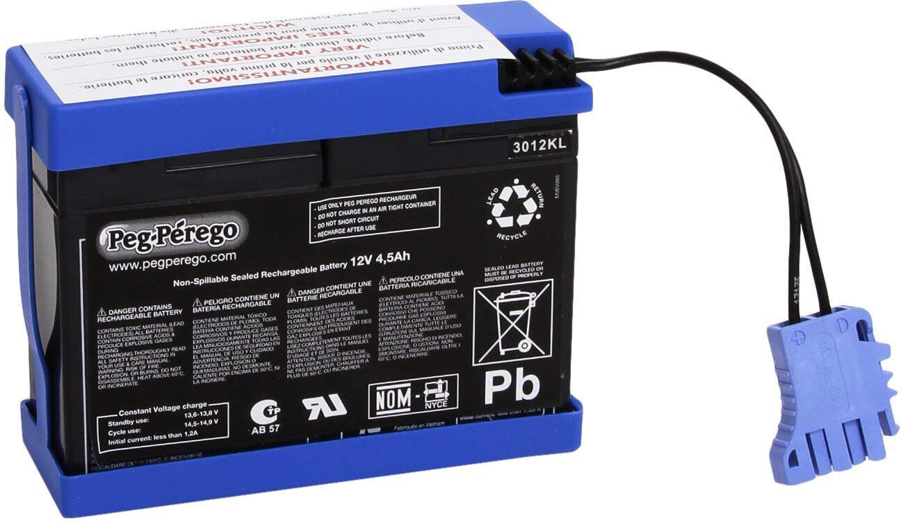 Batteria Veicoli Elettrici Giocattolo 12v-4.5ah KB0032 Peg Perego