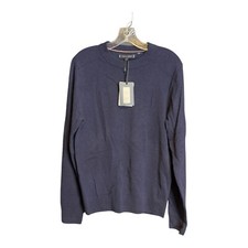 TOMMY HILFIGER 100 Cashmere Sweater Navy Blue Crewneck NWT Small