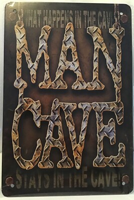 8x12 TIN SIGN Man Cave vintage metal wall door plaque poster | eBay