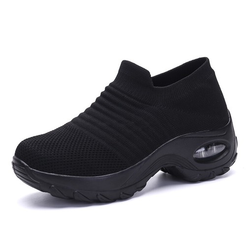 Damen Freizeit Slipper Turnschuhe Atmungsaktiv Luftpolster Laufschuhe Tennis Gym - Bild 13 von 26