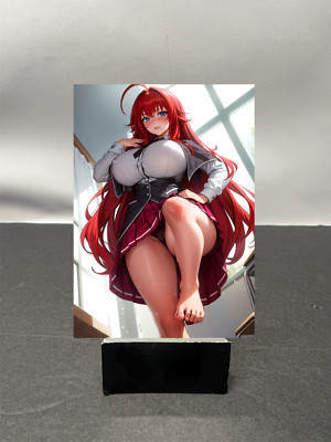 Rias Gremory High School DxD Waifu Anime Custom Art Trading Card w798