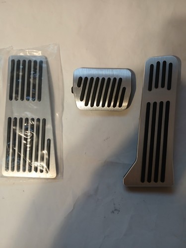 3 Pcs Car Brake Accelerator and Rest Pedal Kit for Mazda 2 3 6 Aluminum Rubber