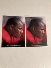 SAN FRANCISCO 49ers 2 Bryant young 1995 UD football cards 1 paralel insert