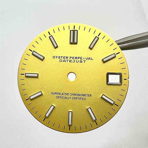 Pour NH35 Movement 28.5MM Dial Green Luminous Single Calendar Watch Dial - Zdjęcie 35 z 39