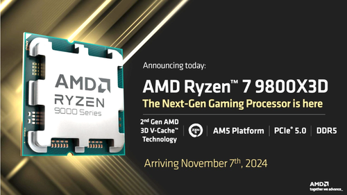 AMD Ryzen 7 9800X3D 8C16T, 4.70-5.20GHz boxed ohne Kühler mit 30 Monate Garantie - Bild 3 von 4