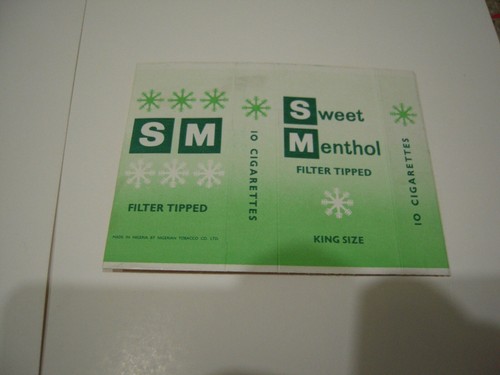 NIGERIA 9 PACCHETTI SIGARETTE vuoti empty da collezione vintage - Foto 8 di 8